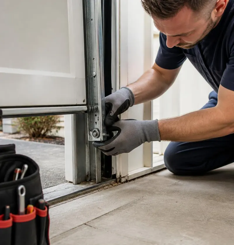 Off Track Door Repair in Trilby